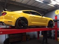 Tyre-Smart (Essex) Ltd - Wheel Alignment Gallery Image yellow mustang.jpg